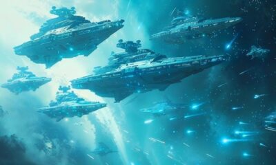 armada of alien ships